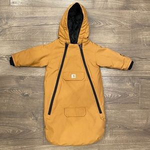 Carhartt Baby Quick Duck Bunting, 3 month in Carhartt Brown